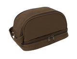 Deluxe Canvas Travel Kit Earth Brown