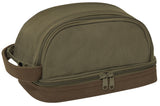 Deluxe Canvas Travel Kit Olive Drab