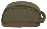 Deluxe Canvas Travel Kit Olive Drab