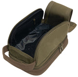 Deluxe Canvas Travel Kit Olive Drab