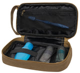 Deluxe Canvas Travel Kit Coyote Brown