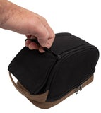 Deluxe Canvas Travel Kit Black