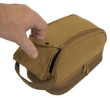 Deluxe Canvas Travel Kit Coyote Brown