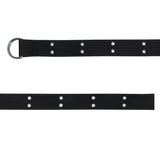 Vintage D-Ring Belt: Black, Olive Drab