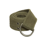 Vintage D-Ring Belt: Black, Olive Drab