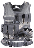 Cross Draw MOLLE Tactical Vest ACU Digital Camo