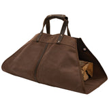Backwoods Waxed Canvas Log Carrier, Black, Olive Drab or Earth Brown