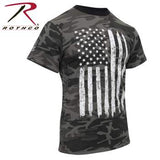 Camo US Flag T-Shirt Black Camo