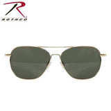 Eyewear Original Pilots Sunglasses Gold/Green Lens 57MM