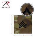 Official U.S. Made Embroidered Rank Insignia - Sergeant