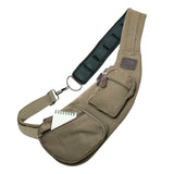 Crossbody Canvas Sling Bag Olive Drab