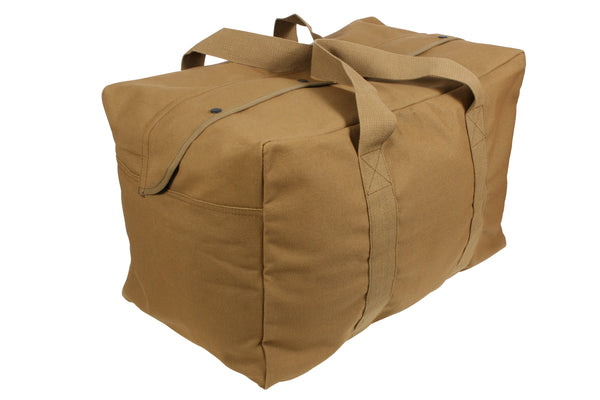 Canvas Parachute Cargo Bag Coyote Brown