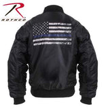 Thin Blue Line Flag MA-1 Flight Jacket