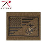 USMC Eagle, Globe and Anchor / US Flag Deluxe Fine Knit Watch Cap