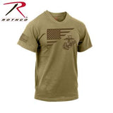 US Flag / USMC Eagle, Globe, & Anchor T Shirt