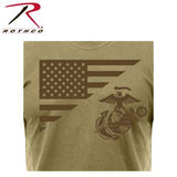 US Flag / USMC Eagle, Globe, & Anchor T Shirt