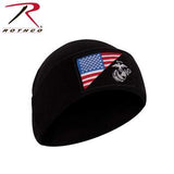 USMC Eagle, Globe and Anchor / US Flag Deluxe Fine Knit Watch Cap