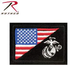 USMC Eagle, Globe and Anchor / US Flag Deluxe Fine Knit Watch Cap