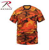 Colored Camo T-Shirt Savage Orange Camo