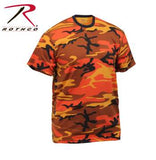 Colored Camo T-Shirt Savage Orange Camo