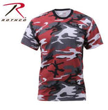 Colored Camo T-Shirt Red Camo