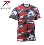 Colored Camo T-Shirt Red Camo SALE!