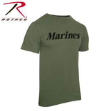 Olive Drab Military Physical Training T-Shirt Marines