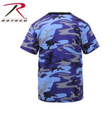Colored Camo T-Shirt Electric Blue Camo