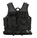 Cross Draw MOLLE Tactical Vest Black