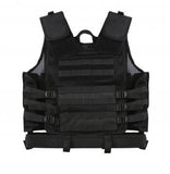 Cross Draw MOLLE Tactical Vest Black