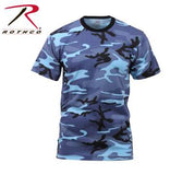 Colored Camo T-Shirt Sky Blue Camo