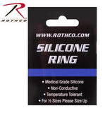 Thin Blue Line Silicone Ring