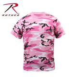 Colored Camo T-Shirt Pink Camo