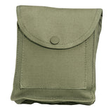 Canvas Utility Pouches Black, Olive Drab