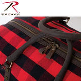 Extended Weekender Bag Red Plaid