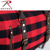 Extended Weekender Bag Red Plaid