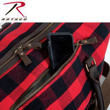 Extended Weekender Bag Red Plaid