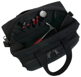 Zipper Pocket Mechanics Tool Bag With Military Stencil -Black