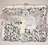 Tweed Polar Fleece Blanket