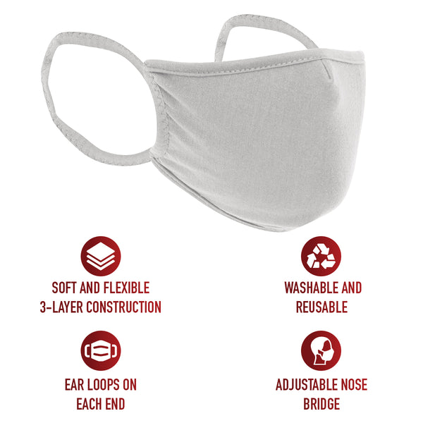 Reusable 3-Layer Face Mask White