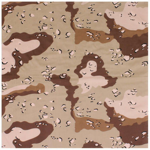 Large Camo Bandana 27 x 27 Inch