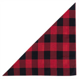 Red Plaid Bandana – 27" X 27"