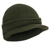 Genuine G.I. Watch Cap with Brim Olive Drab SALE!