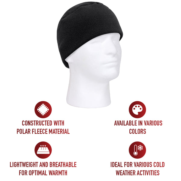 Polar Fleece Watch Cap various colors