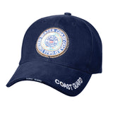 U.S. COAST GUARD DELUXE LOW PROFILE INSIGNIA CAP