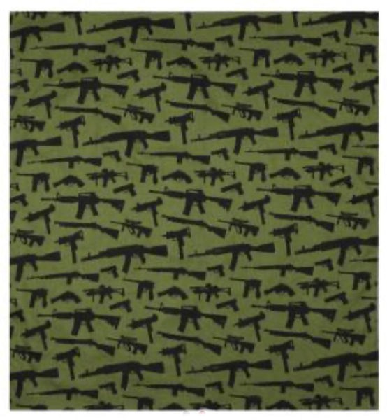 Gun Pattern Bandana