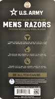 U.S. ARMY MENS RAZORS