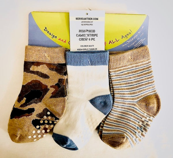 Infant and Toddler 6 Pack of Socks