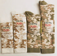Country Kids Camouflage Socks