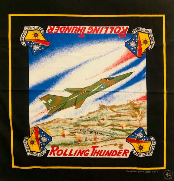 Rolling Thunder 474th Tactical Fighter Wing Bandana